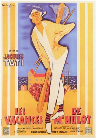 Mr Hulot's Holiday Movie Poster Print