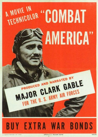 Combat America Movie Poster Print