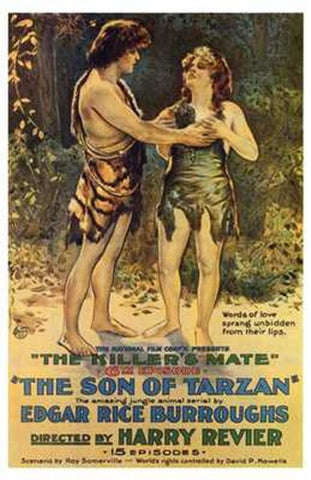 The Son of Tarzan, c.1920 - style B Movie Poster Print