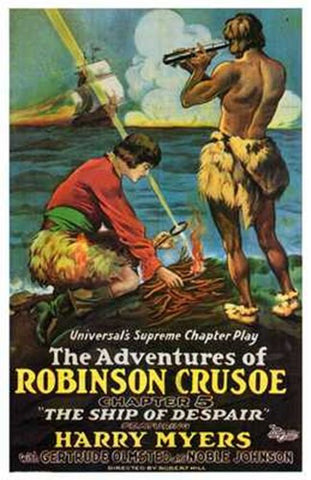 Adventures of Robinson Crusoe Movie Poster Print