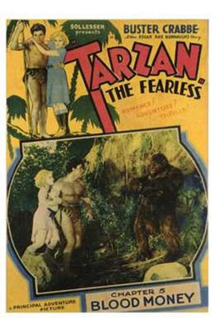 Tarzan the Fearless, c.1933 Movie Poster Print