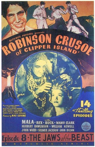 Robinson Crusoe of Clipper Island Movie Poster Print