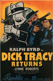 Dick Tracy Returns Movie Poster Print