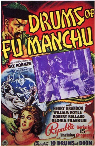Drums of Fu Manchu Movie Poster Print