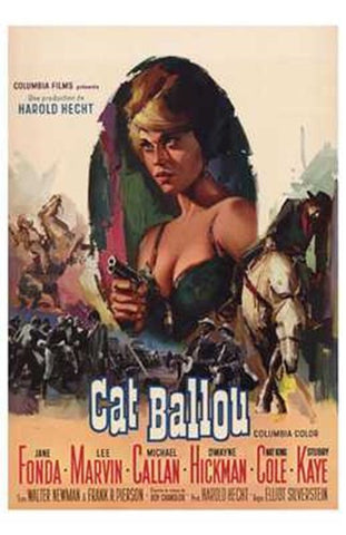 Cat Ballou Movie Poster Print