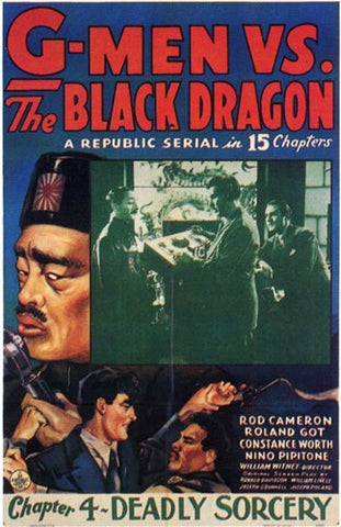 G-Men Vs the Black Dragon Movie Poster Print