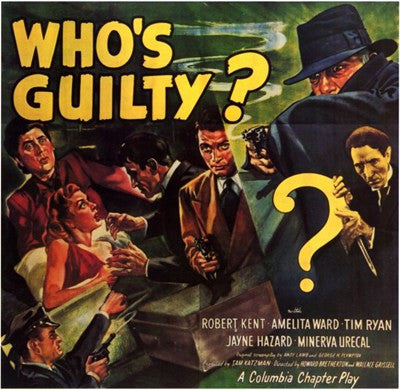 Who's Guilty Movie Poster Print