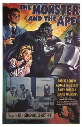 The Monster and the Ape Movie Poster Print