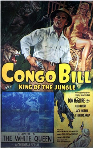 Congo Bill Movie Poster Print