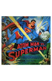 Atom Man Vs Superman Movie Poster Print