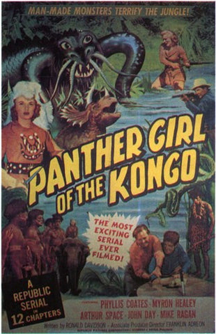 Panther Girl of the Kongo Movie Poster Print