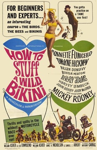 How to Stuff a Wild Bikini Movie Poster Print