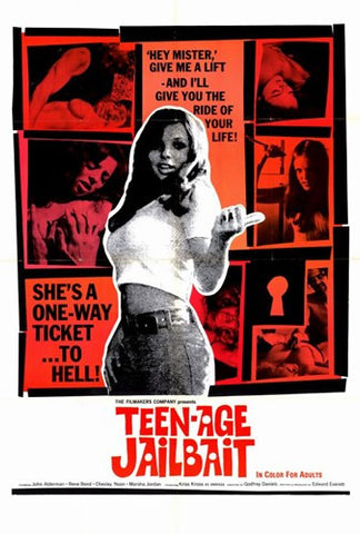 Teenage Jailbait Movie Poster Print