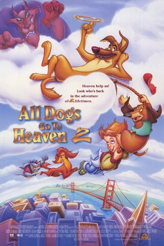 All Dogs Go to Heaven 2 Movie Poster Print
