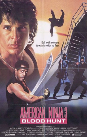 American Ninja 3 Blood Hunt Movie Poster Print