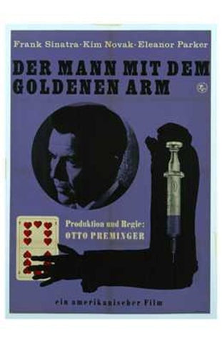 The Man with the Golden Arm Movie Poster Print