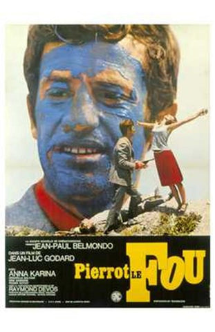 Pierrot Le Fou Movie Poster Print