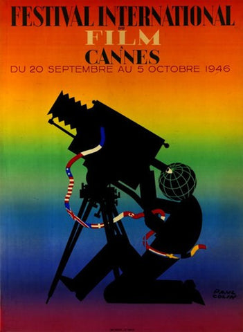 Cannes International Film Festival Movie Poster Print