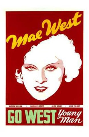 Go West Young Man Movie Poster Print