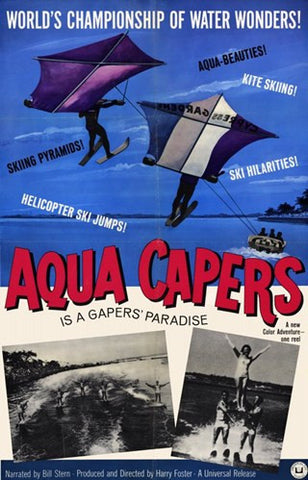 Aqua Capers Movie Poster Print