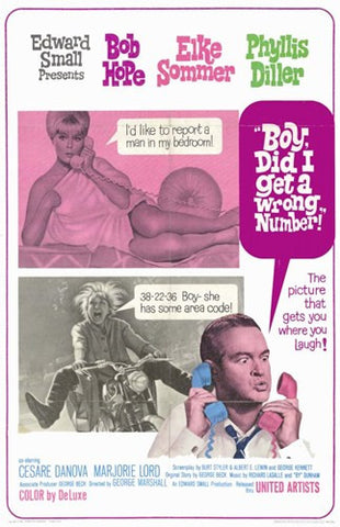 Boy Did I Get the Wrong Number Movie Poster Print