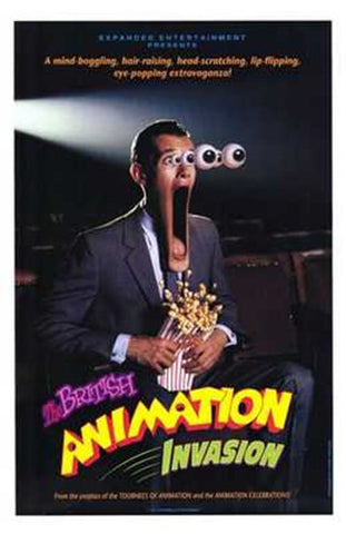 British Animation Invasion Movie Poster Print