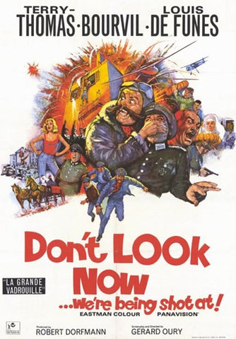 Don't Look Now We're Being Shot At Movie Poster Print