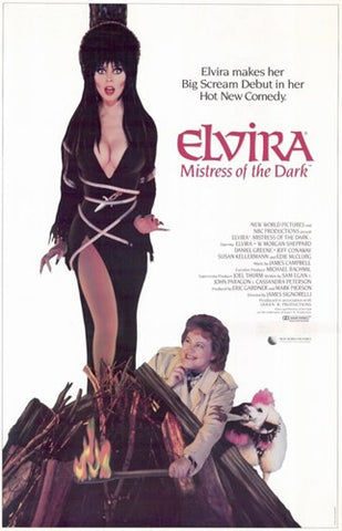 Elvira  Mistress of the Dark Movie Poster Print