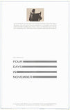 Four Days in November Movie Poster Print
