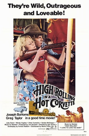 High Rolling in a Hot Corvette Movie Poster Print