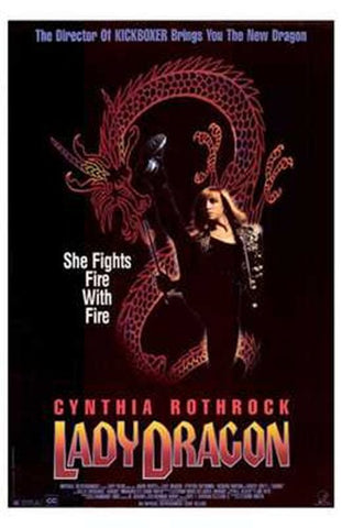Lady Dragon Movie Poster Print