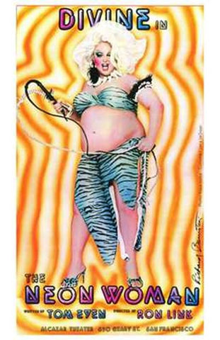 Neon Woman Movie Poster Print