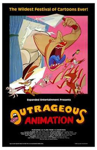 Outrageous Animation Movie Poster Print