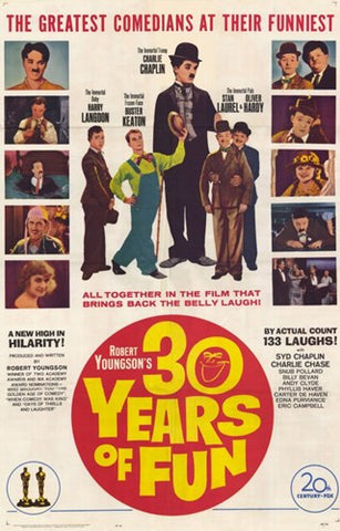 30 Years of Fun Movie Poster Print