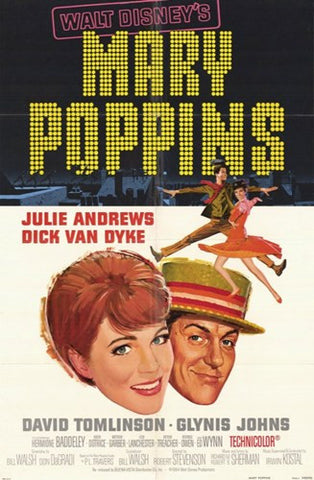 Mary Poppins Movie Poster Print
