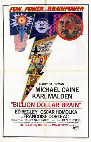 Billion Dollar Brain Movie Poster Print