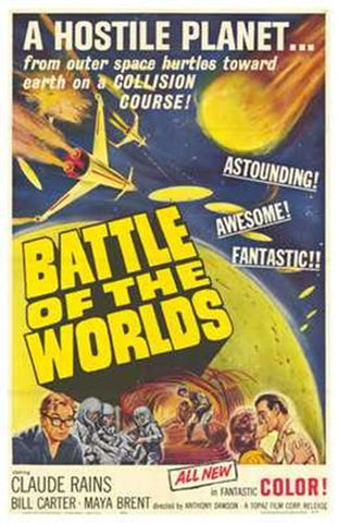 Battle of the Worlds Movie Poster Print