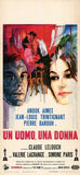 A Man and a Woman Movie Poster Print