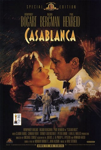Casablanca Movie Poster Print