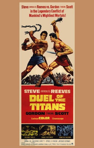 Duel of the Titans Movie Poster Print