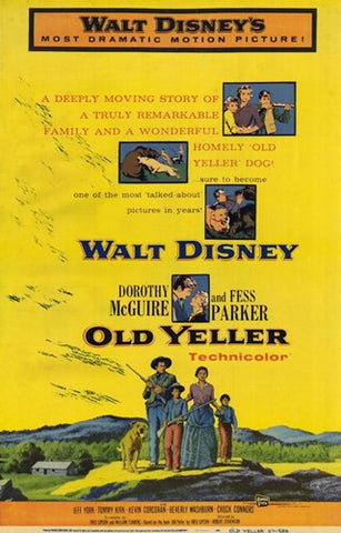 Old Yeller Movie Poster Print