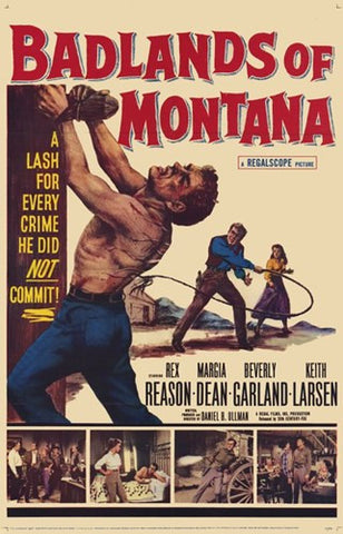 Badlands of Montana Movie Poster Print