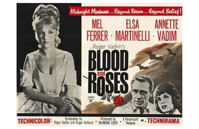 Blood and Roses Movie Poster Print