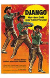 Django Shoots First Movie Poster Print