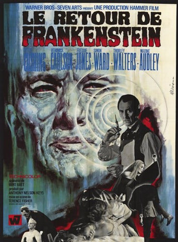 Frankenstein Must Be Destroyed Movie Poster Print