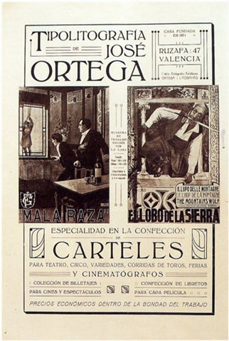Litografia Ortega Movie Poster Print