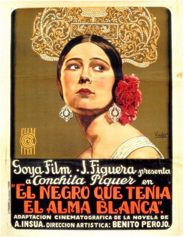 El Negro Que Tenia El Alma Blanca Movie Poster Print