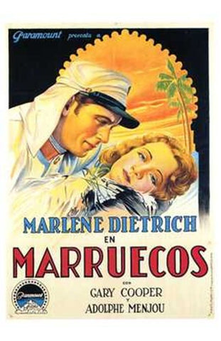 Morocco Movie Poster Print