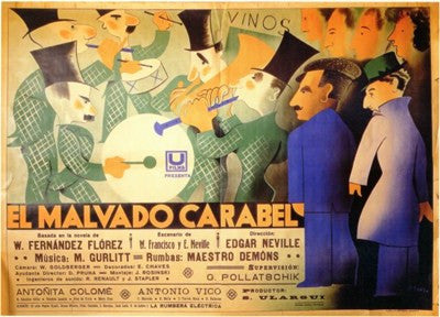 El Malvado Carabel Movie Poster Print