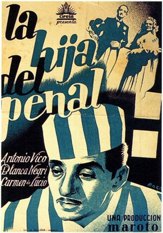 La Hija del Penal Movie Poster Print